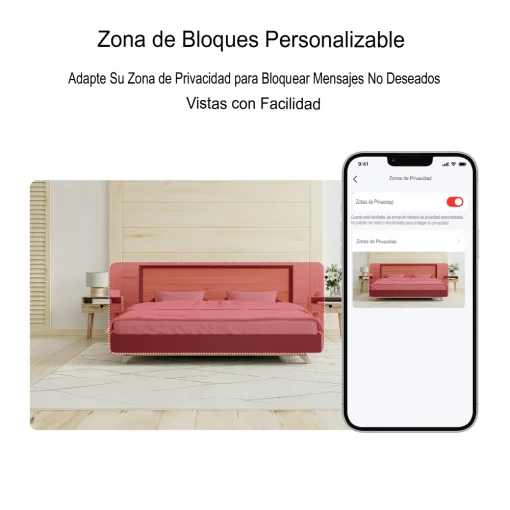 Cod. 399 C&aacute;mara Smart Mercusys MC210 360&ordm; 2K 3MP / Detecci&oacute;n y seguimiento de movimiento / vista nocturna hasta 12&nbsp;m / Audio bidireccional / zona de privacidad / Soporta MicroSD (hasta 512GB) / compatible con Asist. Google y Amazon Alexa.