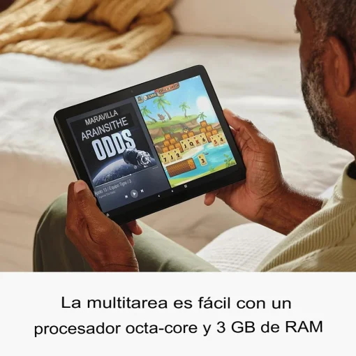 Cod. 140 Tablet Amazon fire HD 10 (13va. Gen.) / Octa-core / 10.1" Full HD 1080p / RAM 3GB, 32GB Alm. / Fire OS 8 / Cam frontal 2,0mp/posterior 5mp / Wifi/Bluetooth / Lila