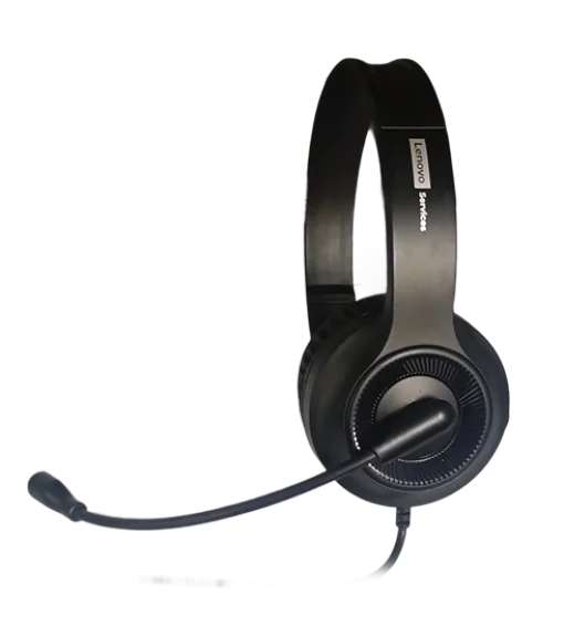 Cod. L:118 Monoauricular Lenovo E06 / 2*jack 3.5mm / micrófono giratorio / control de volumen / P/Call Center, Videojuegos, Consolas, etc.