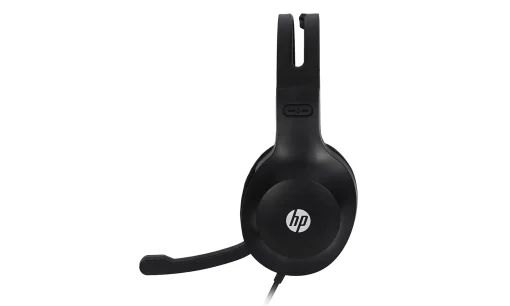 Cod. H:117 Headphone HP DHH-1601 BK Estéreo / control vol. / Micrófono / Interfaz: 1*jack 3.5mm / Cable 2 M