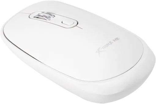 Cod. GX:253 Mouse XTRIKE ME Wireless GW-119 WH / Dual Inalámbrico 2.4G + Bluetooth 5.2 / 1600DPI / 4 botones / Silencioso / Bat. 400mAh / Blanco