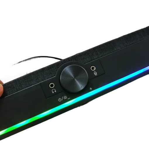 Cod. M:147 Barra de sonido Wireless Stereo MARVO (SG-286) Etna 40 / Bluetooth 5.3 / 2*5W / LED Efectos RGB / Control de volumen / USB(Power) / Black