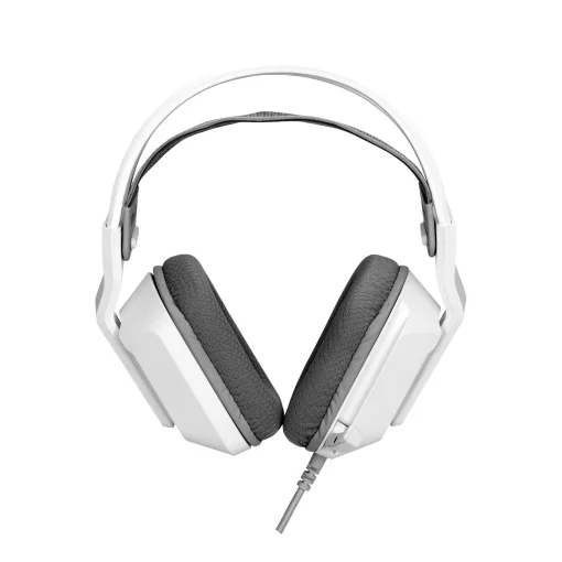 Cod. X:120 Headphone Stereo Gaming XTRIKE ME GH-712WH / Micrófono / luces RGB (estático) / jack 3.5mm + USB(LuzLED) / Compatible con PS4, PS5, Xbox One, PC / Cable trenzado 2.0 mt