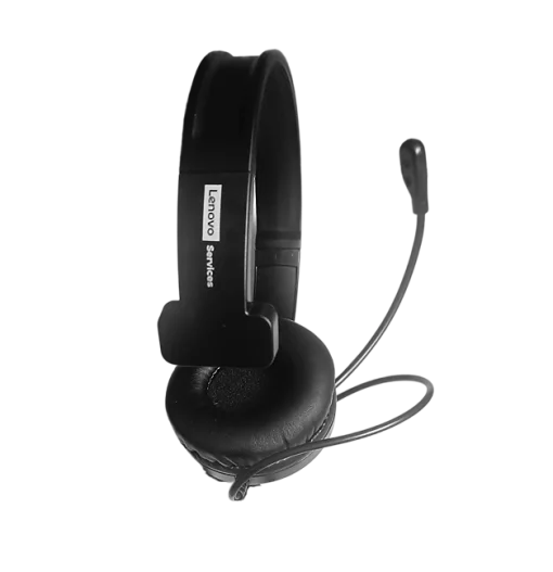 Cod. L:118 Monoauricular Lenovo E06 / 2*jack 3.5mm / micrófono giratorio / control de volumen / P/Call Center, Videojuegos, Consolas, etc.