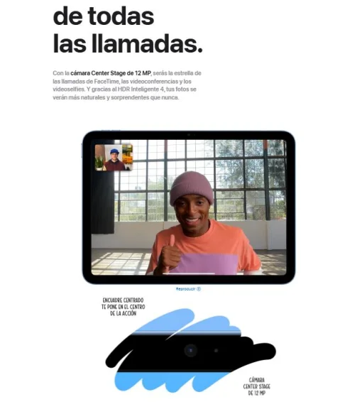 Cod. 134 Apple iPad 11"&nbsp;Liquid&nbsp;Retina (Chip A16) 128GB / iPadOS / Wi-Fi 6, BT 5.3 / C&aacute;m. post. 12MP, Selfie 12MP / Desbloqueo Touch ID / USB-C, 20W / MD4D4LL/A - Yellow