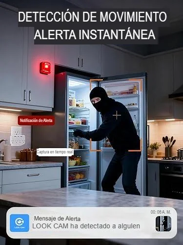 Cod. 413 Mini C&aacute;maras Kestanlora Full HD 1080p Wi-Fi / Formato en toma de pared / Det. Movimiento / Soporta: Micro SD / control con APP / 4*Enchufes CA + 2*USB-A + 1*USB-C (PD) 30W