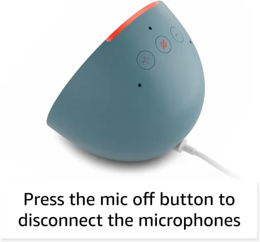 Cod. A:150 Parlante Smart Amazon Echo Pop / Control por voz con Alexa / compacto y Sonido definido 1.95&quot; / Verde azulado medianoche