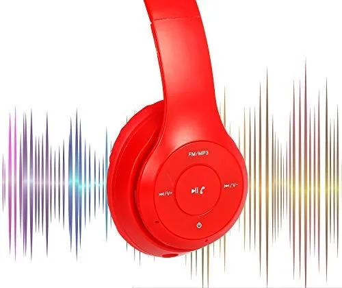 Cod. 022 Audifonos Bluetooth 4.0 Tipo Diadema TM-047/Sonido Stereo/Manos Libre/Ranura para tarjetas TF/radio FM/Puerto AUX