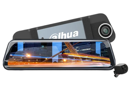 Cod. 404 DashCam Retrovisor Dahua&reg; T5 / 4K Ultra HD / mic./altavoz Integrado / Grabaci&oacute;n Frontal y Trasera / Control APP (WiFi AP) / G-Sensor / Admite reproducci&oacute;n pistas GPS / Control de voz / Soporta MicroSD 128 GB