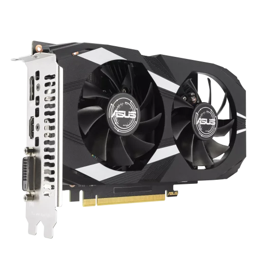 Cod. 211 Tarjeta de Video ASUS Dual NVIDIA® GeForce RTX™ 3050 OC Edition 6GB GDDR6 / 1*DisplayPort, 1*HDMI 2.1, DVI-D / PCI Express® Gen 4 x16