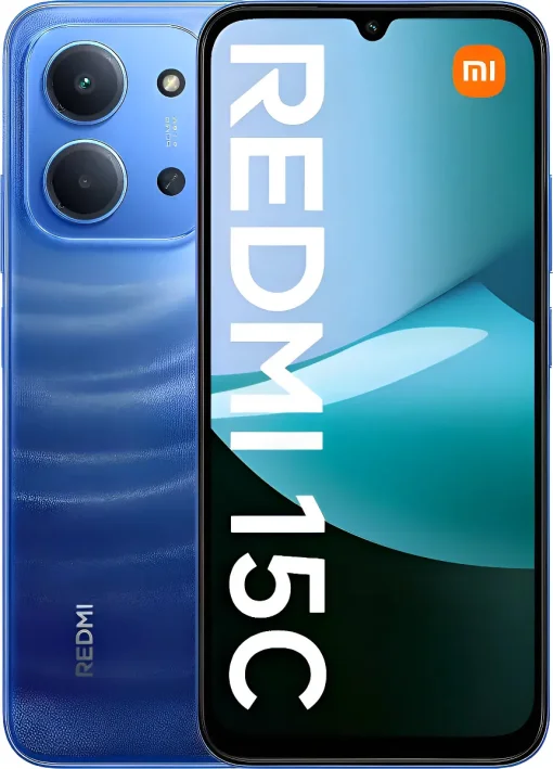 Cod. 340 Xiaomi Redmi 15C / 128GB Rom / 4GB Ram (up to 8GB exten.) / Helio G81-Ultra / 6.9" HD+ 120Hz / Cam. Dual 50MP con AI + 8MP Frontal / Bat. 6.000 mAh / 33W / IP64 / USB-C / Azul Lunar