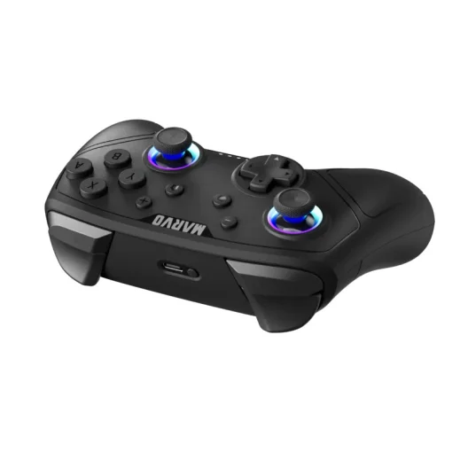 Cod. 078 Control de juegos Inal&aacute;mbrico MARVO Pact 60 (GT-80) / Bluetooth&reg; 5.0 / Bater&iacute;a 800mAh / vibraci&oacute;n dual / Joysticks RGB / 20 botones (M1/M2 Programables) / Compatible: Switch, PC, Android, IOS