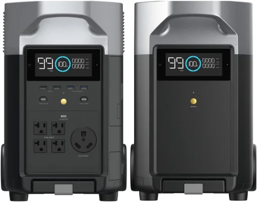 Cod. 209 Estaci&oacute;n de Energ&iacute;a &amp; Bater&iacute;a de reserva Smart Powerstation ECOFLOW DELTA Pro 7.2 kWh: LiFePO4&nbsp;/ salida 3.600W, Max 7.200W / 4*Tomas CA 120V/20A, 1*toma TT-30R CA 120V/30A, 2*USB-A Carga r&aacute;pida, 2*USB-A, 2*USB-C (100W), 2*DC, 1*Car, 1*Anderson