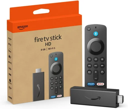 Cod. T:1053 Amazon Fire TV Stick HD 1080p (2024), HDR / Wi-Fi 5 / 1GB ram, 8GB alm. / Control remoto por voz de Alexa (control de TV/Soundbar) / controles de Smart Home, streaming en HD