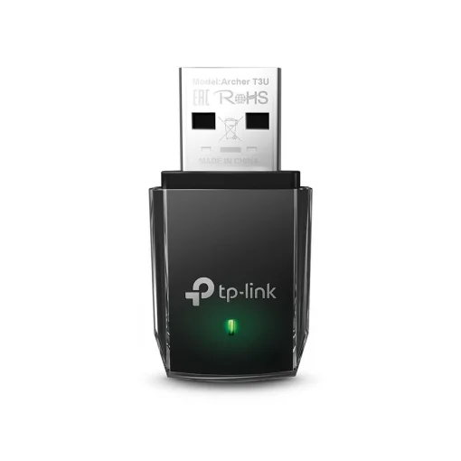 Cod. 060 Adaptador inalámbrico USB 3.0 de doble banda AC1300 TP-LINK Archer T3U / MU-MIMO /Compatible con Windows 11 /10/8.1/8/7/XP, Mac OS X