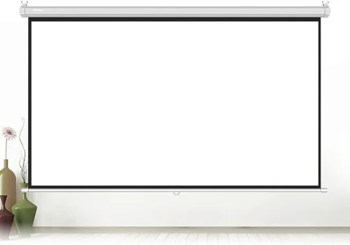 Cod. 052   Pantalla de proyección PIN TY-03 de 115&quot; 4:3 / motorizada eléctrica / Control de pared / monteje en techo  o pared