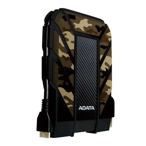 Cod. X:289 Disco Duro Externo ADATA HD710M Pro 2TB Camuflaje /USB 3.2 Gen1/Mac OS/Linux/Windows 10/ a prueba de agua, polvo e impermeabilidad /Antigolpe
