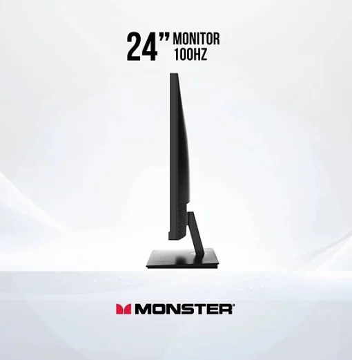 Cod. 129 Monitor MONSTER 24&quot; 1080p Full HD 100Hz IPS / 1*VGA, 1*HDMI (Cable) / Compatible con montaje VESA