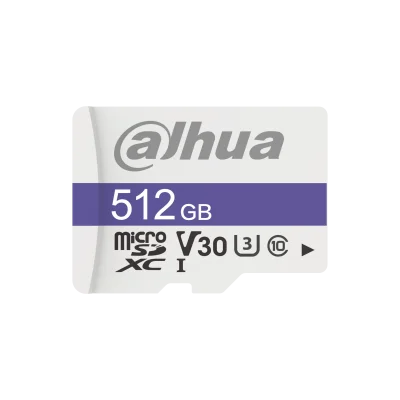 Cod. 309 Memoria Micro SD Dahua C100 / 512GB / Clase 10 V30 / escritura 85MB/s - 80MB/s lectura