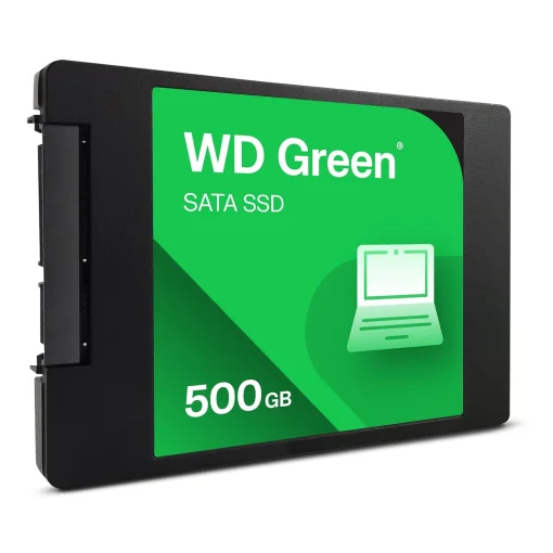 Cod. S:516 SSD Western Digital 500GB - WD Green™/ 2.5&quot; / SATA III de 6 Gb/s Escritura 450 MB/s y 545 MB/s Lectura