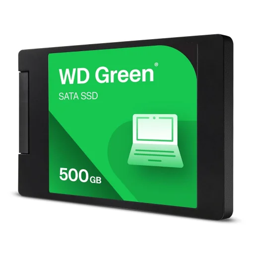 Cod. S:516 SSD Western Digital 500GB - WD Green™/ 2.5&quot; / SATA III de 6 Gb/s Escritura 450 MB/s y 545 MB/s Lectura