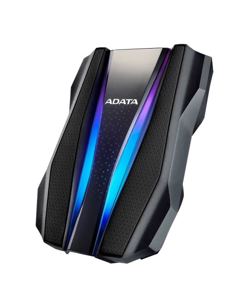 Cod. 537 Disco Duro Externo ADATA HD770G 1TB / USB 3.2 / &nbsp; 2*tiras RGB&nbsp; / Mac OS/Linux/Windows / a prueba de agua, polvo e impermeabilidad / IP68, Antigolpe (MIL-STD-810G)