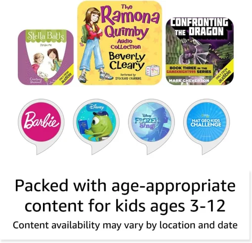 Cod. A:231 Parlante Smart Amazon&nbsp;Echo Dot (5ta Gen.) Kids / sonido vibrante 1.73&rdquo; / Audio-Libros, Juegos Educativos (1 a&ntilde;o Amazon Kids+) / Control parental - B&uacute;ho