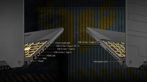 Cod. 1788 ASUS TUF Gaming A15 FA506NCG / AMD Ryzen&trade; 7 7445HS, 3.2 GHz (22 MB cach&eacute;, hasta 4,7 GHz) / 16GB DDR5 / 1&nbsp;TB SSD&nbsp;NVMe / NVIDIA&reg; GeForce RTX&trade; 3050, 4 GB GDDR6&nbsp;/ 15.6" FHD 144Hz, IPS, Adaptive-Sync / Sin Sistema (OS) / Teclado Retroiluminado RGB Es