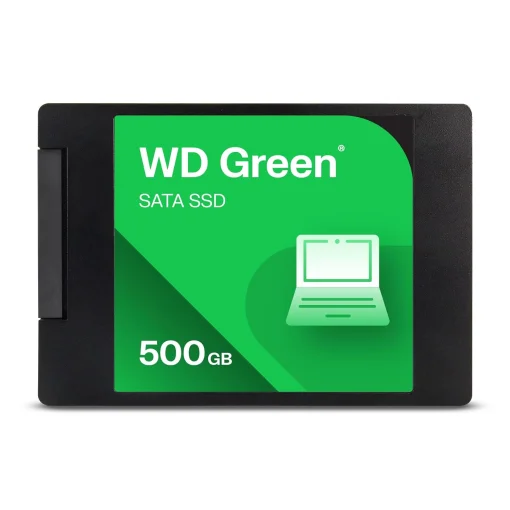 Cod. S:516 SSD Western Digital 500GB - WD Green™/ 2.5&quot; / SATA III de 6 Gb/s Escritura 450 MB/s y 545 MB/s Lectura