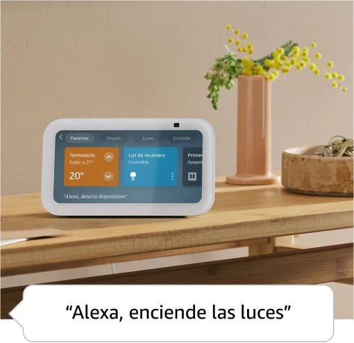 Cod. 162 Pantalla Smart Amazon Echo Show 5 (3ra. Gen.) con Alexa / 5,5" t&aacute;ctil&nbsp;960x480 / Parlante 1.7&rdquo; (graves m&aacute;s profundo y sonido claro) / C&aacute;mara 2MP / Wifi / Bluetooth / Color Blanco Glaciar