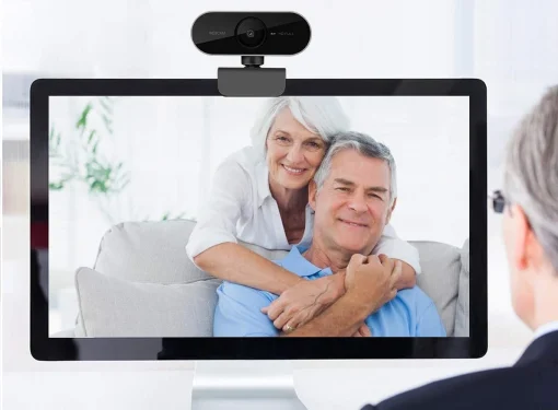 Cod. 053 WebCam PIN PC-12 / FullHD 1080p, 30fps / Micrófono Integrado / USB 2.0 / Clip universal