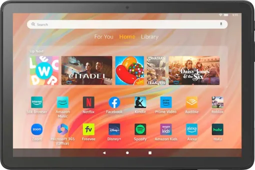 Cod. 141 Tablet Amazon fire HD 10 (13va. Gen.) / Octa-core / 10.1" Full HD 1080p / RAM 3GB, 32GB Alm. / Fire OS 8 / Cam frontal 2,0mp/posterior 5mp / Wifi/Bluetooth / black