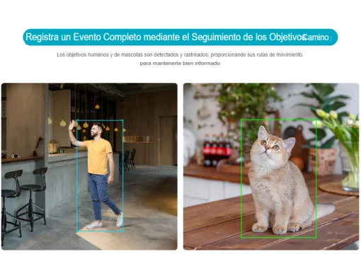 Cod. AD:369 Cámara Smart 360° DAHUA Hero B1 3MP / Detección AI Humana/Mascota / Seg. Automático / modo Patrulla / Audio bidireccional &amp; botón de llamada / Wi-Fi 6 / Soporta microSD (hasta 256GB )