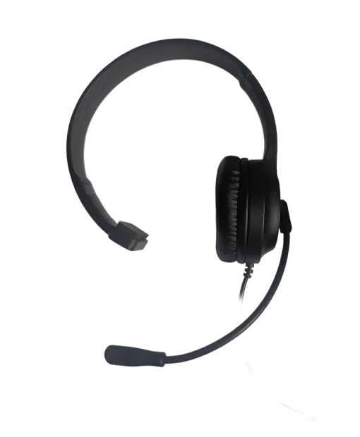 Cod. L:118 Monoauricular Lenovo E06 / 2*jack 3.5mm / micrófono giratorio / control de volumen / P/Call Center, Videojuegos, Consolas, etc.