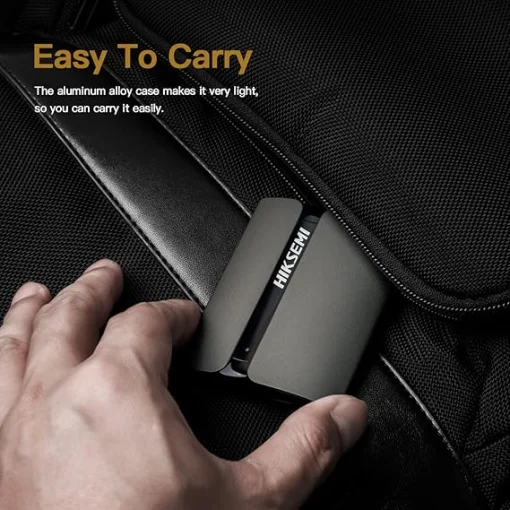 Cod. X:380 SSD Externo HIKSEMI SHIELD T300S 1TB / Interfaz USB 3.1 Tipo-C (compatible P/USB-A y Tipo-C OTG) / 560MB/s Read, 500MB/s Write / Material Aluminio