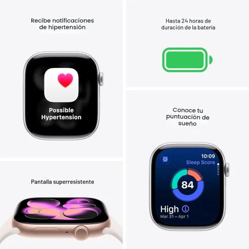 Cod. 1154 Apple Watch Series 11 (MEV04AM/A) / GPS / 46 mm OLED LTPO3 / Tu salud, bajo control total / Inteligencia Deportiva Autom&aacute;tica / IP6X / Space Grey (Aluminio)