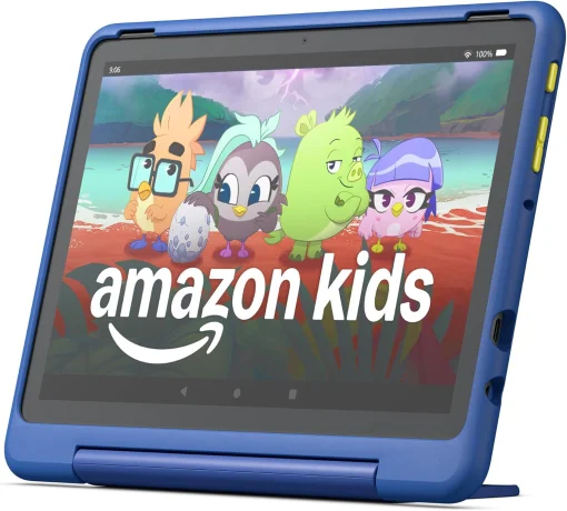 Cod. 126 Tablet Amazon fire HD 10 Kids Pro / 10.1&quot; Full HD 1080p / RAM 3GB, 32GB Alm. (Soporta microSD de 1TB) / Libros, videos, Juegos Educativos (1 año Amazon Kids+) / controles parentales / Incl. funda nebulosa
