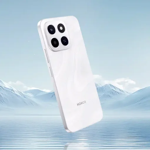 Cod. 300 HONOR X6c / 256GB Rom / 6GB Ram / LTE (Dual SIM) / 6.61" HD+ 120 Hz / Cam. Dual 50MP + 2MP, 5MP Frontal / MagicOS 9 (Android 15) / Bater&iacute;a 5.300 mAh / Blanco Lunar