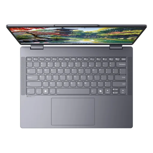 Cod. L:1764 LENOVO IdeaPad 5 2en1 (IA) / Intel® Core™ Ultra 5 225U / 8GB LPDDR5X / 512GB PCIe® 4.0x4 NVMe® SSD / 14&quot; WUXGA Táctil (1920 x 1200) / Windows 11 / Wi-Fi® 6 2x2 + BT5.2 / Teclado retroiluminado ingles / Audio Dolby Audio™ / Cám. IR FHD 1080p /