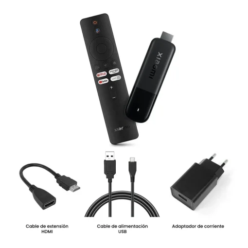 Cod. 1161 Xiaomi TV Stick 4K (2da Gen) / Google TV&trade; / Wi-Fi&nbsp;6, Bluetooth 5.2 / 2GB RAM, 8GB Alm. / Dolby Vision&reg; y HDR10+ / Dolby Atmos&reg; y DTS:X / Control remoto por voz 360&deg;