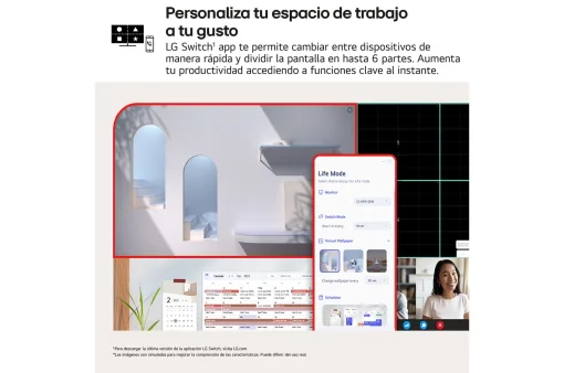 Cod. 131 Monitor LG 27U411A-B 27", IPS, FHD, 120Hz / &nbsp;HDR10 y sRGB 99% (t&iacute;p.) / Black Stabilizer / Dynamic Action Sync / HDMI 2.0, VGA / Dise&ntilde;o sin bodes / Base delgada / compatible VESA