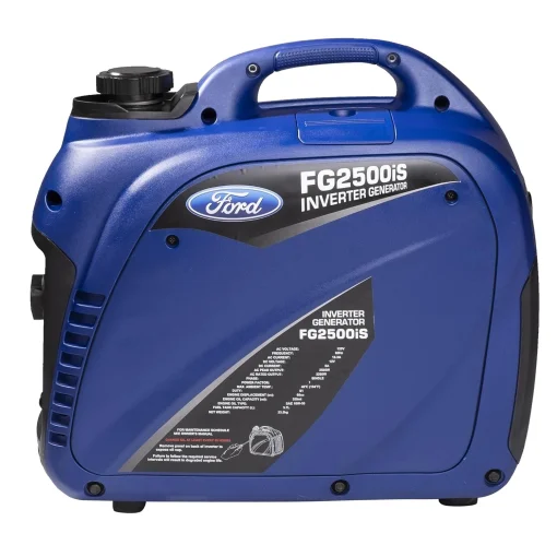 Cod. 231 Generador Inversor FORD FG2500iS silencioso 2,500 Watts / a Gasolina / Salida dúplex (2*tomas CA120V 16.7A), 1* USB-A 5V 1.5A / 1*Paralelo / obediente CARB
