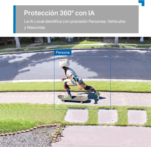 Cod. 405 C&aacute;mara Smart TP-Link Tapo C560WS, Wi-Fi 6 P/Exterior IP66, 360&ordm;, 4K Ultra HD (8MP) / Reconocimiento Facial IA / Zoom Digital 18&times; / Detecci&oacute;n &amp; Seg. autom&aacute;tico AI (pers. masc. veh.) / Visi&oacute;n nocturna Color Starlight / Alarma Luz/Sonido / Audio bid