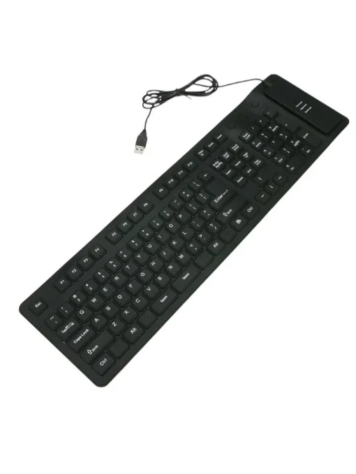 Cod.084 Teclado Flexible Antiagua KD303 Español alfanumérico  / interfaz: USB