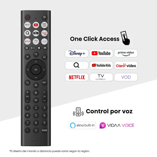 Cod. 132 Smart TV Hisense 55" 55Q6QV QLED 4K UHD 60Hz / OS VIDAA U9 / Colores Vibrantes y Alto Contraste / Dolby Vision IQ &amp; Dolby Atmos / Miracast / Wi-FI 5, BT5.3 / 3*HDMI, 2*USB / Control remoto por voz    Marca	Hisense Modelo	55Q6QV General	 Imagen:&nbsp;P