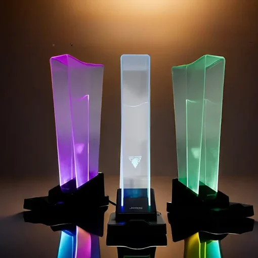 Cod. 104 Soporte para Headphone Xtrike Me HT-09 / HUB 4*Puertos USB Tipo-A / RGB Dinámico / Cable 1.5m.