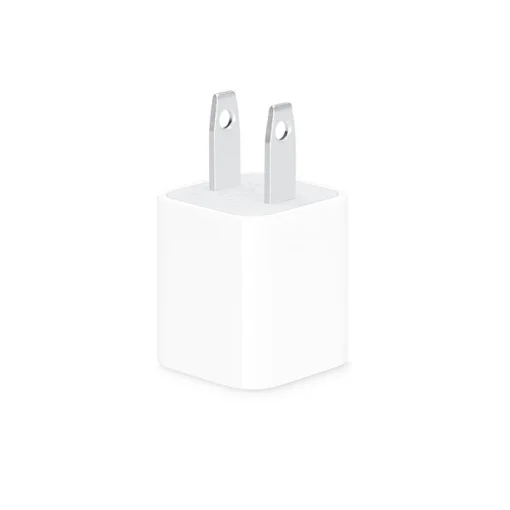 Cod. 062 Cubo Cargador Universal de doble puerto USB, 2.1A y 1.0A / blanco