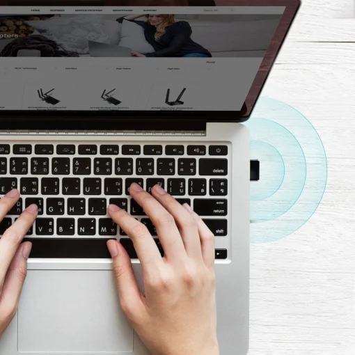 Cod.037 Adaptador inalámbrico USB de banda dual AC600 Archer T2U Nano