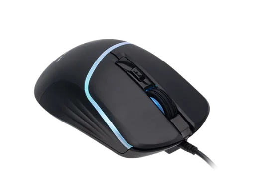 Cod. 290  Mouse XTRIKE-ME GM-322 BK / 7200 DPI / Iluminación 7 colores / USB, Cable:1.5 mt. / 7 botones / negro