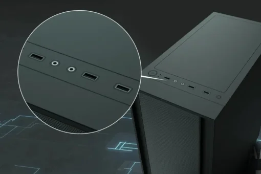 Cod. 404 Case Gaming MARVO Tazos 130 (CA-123/Negro) / Panel frontal Mesh / Tapa lateral vidrio templado / admite: VGA 335mm &amp; soporta hasta 8 fans / USB3.0 + 2*USB2.0 / Audio HD